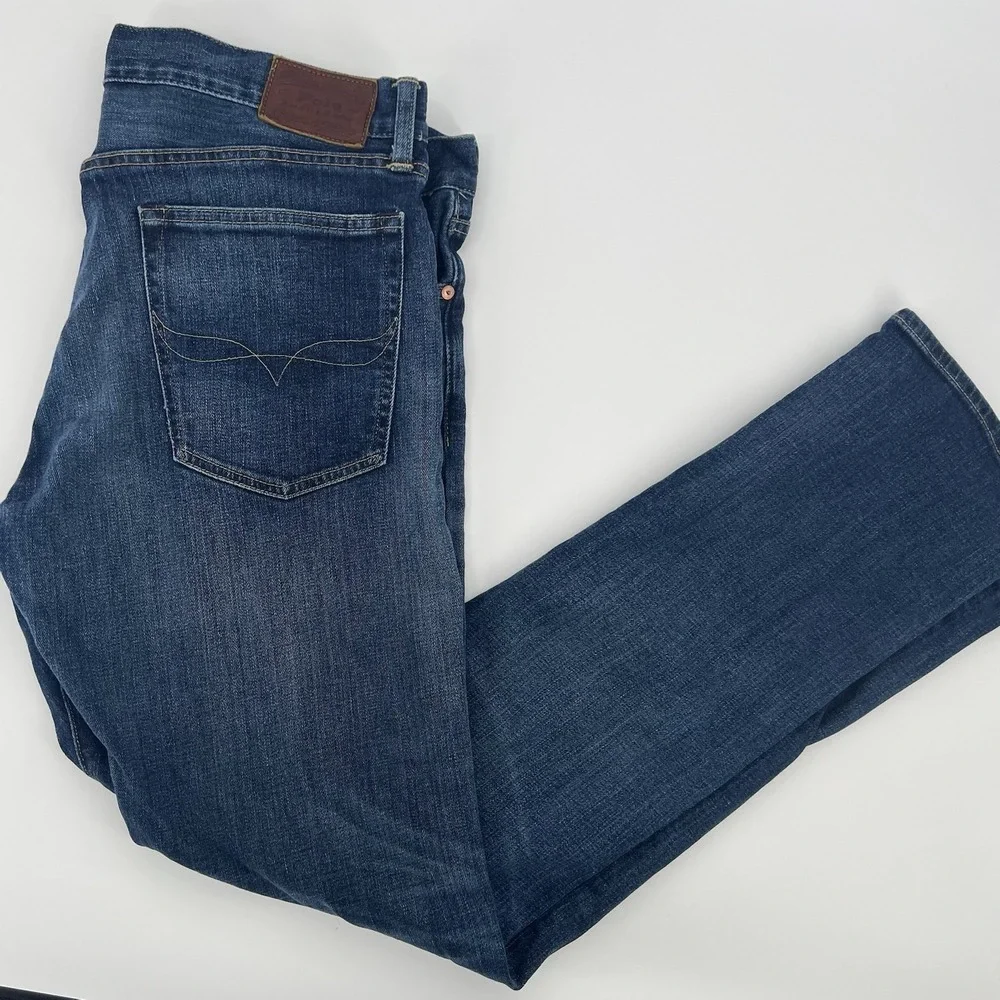 Men's Ralph Lauren 36x34 Hampton Straight Relaxed Jeans VGUC Medium Wash POLO